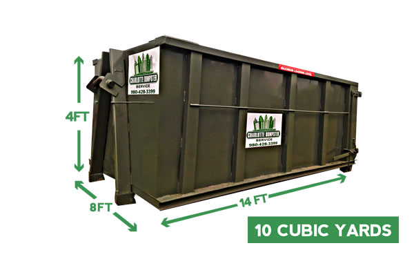 Dumpster Sizes And Dimensions Charlotte Dumpster Service