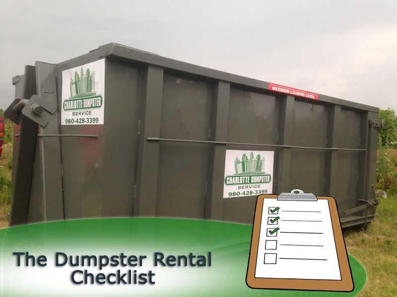 The Dumpster Rental Checklist